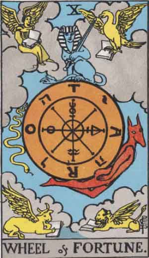 Roda fortuna Tarot