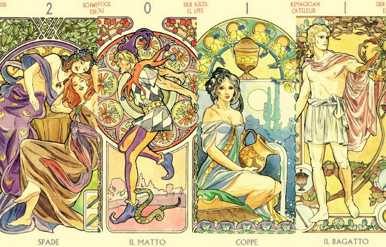 tarot art nouveau